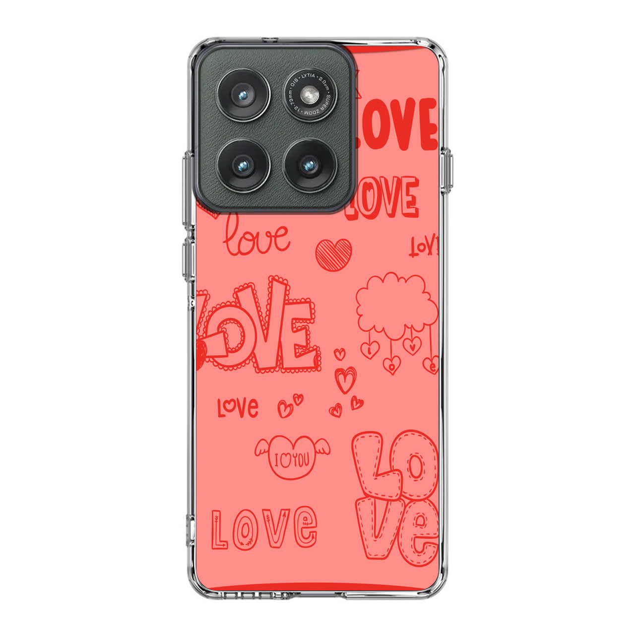 Pink Lover Motorola Edge 2025 Case