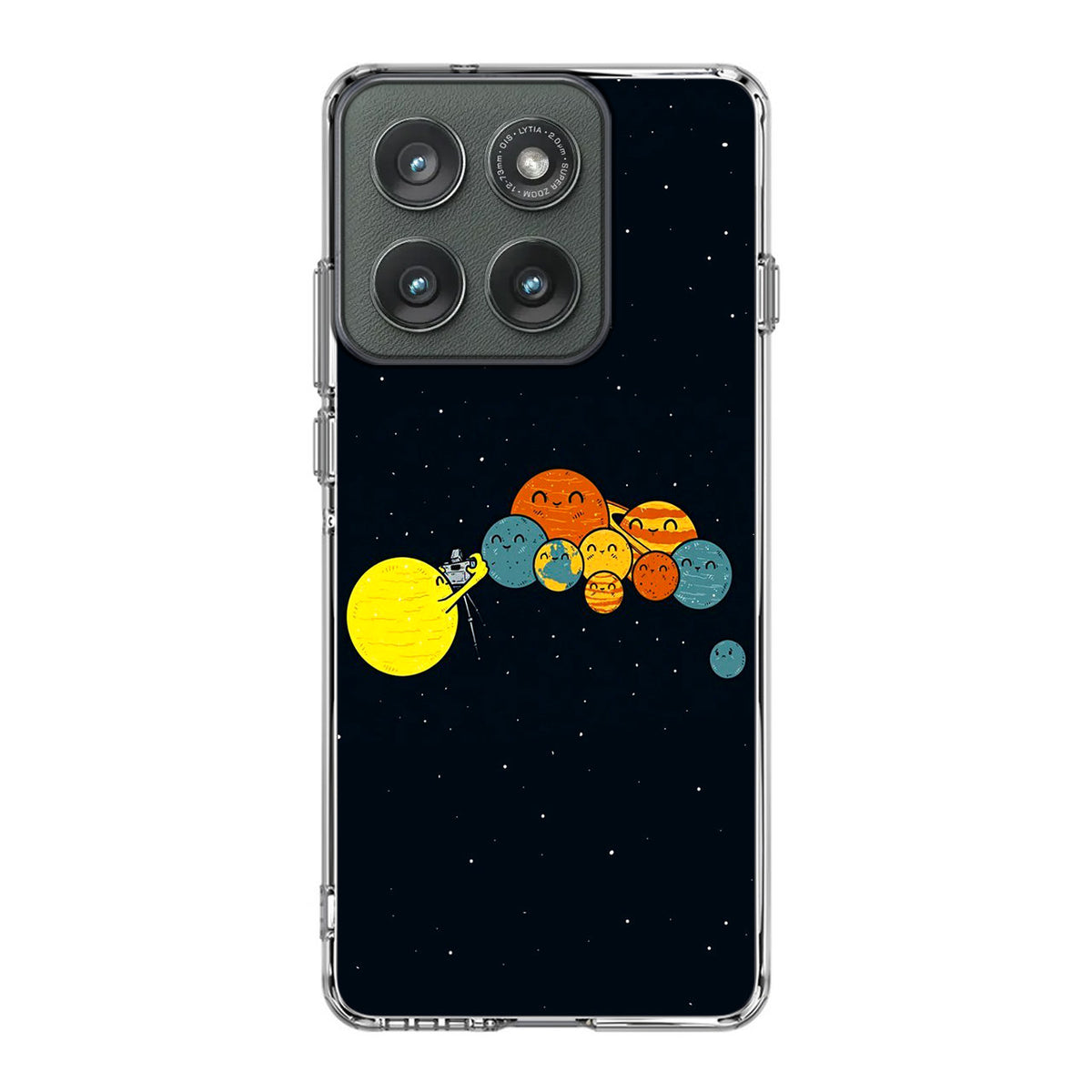 Planet Cute Illustration Motorola Edge 2025 Case