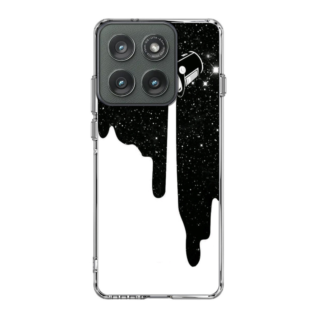 Pouring Milk Into Galaxy Motorola Edge 2025 Case