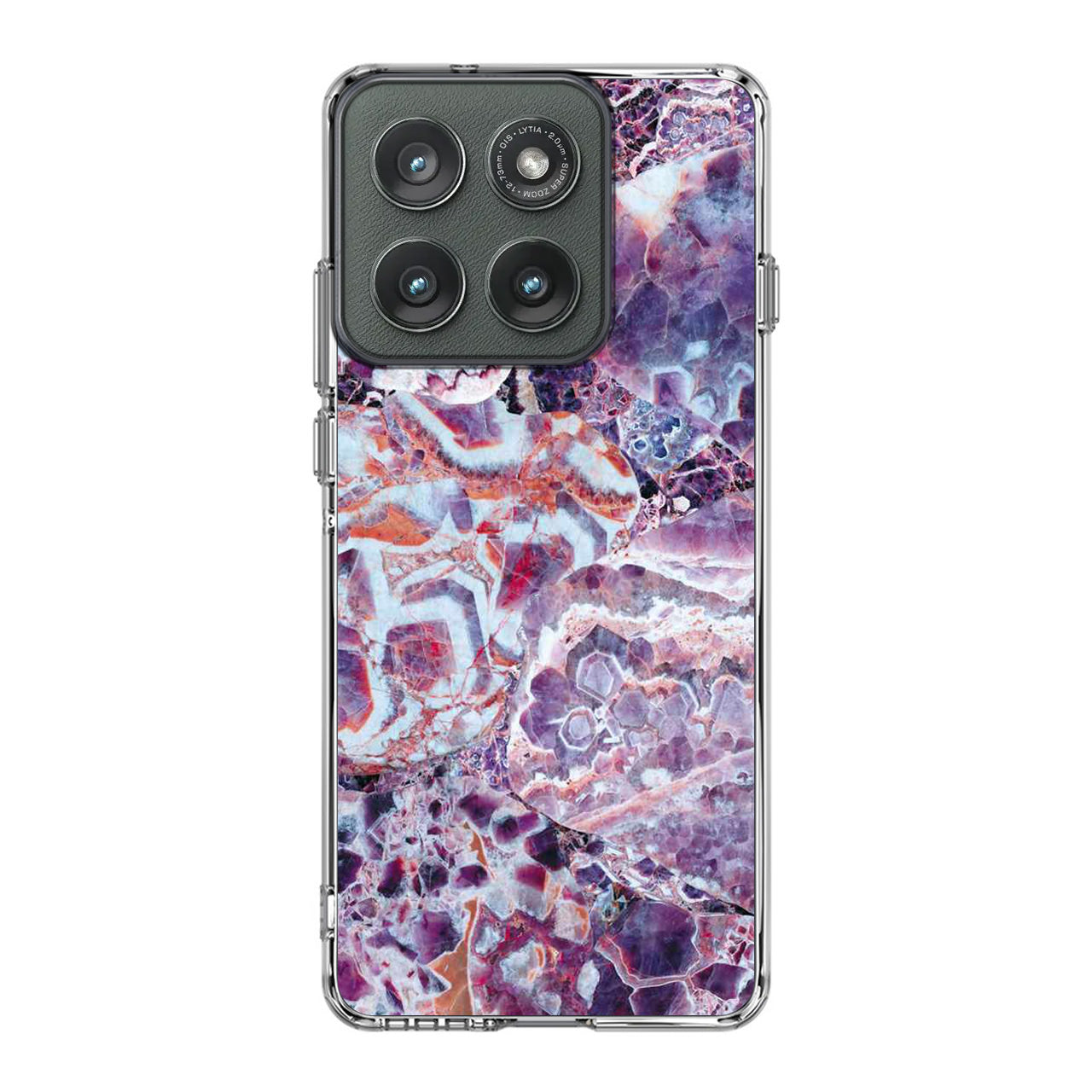 Purple Marble Motorola Edge 2025 Case