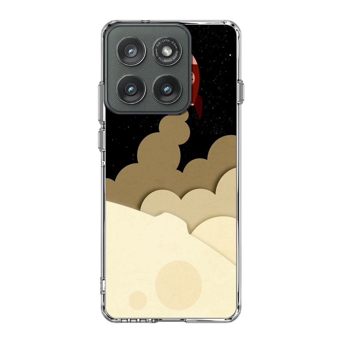 Rocket Ship Motorola Edge 2025 Case