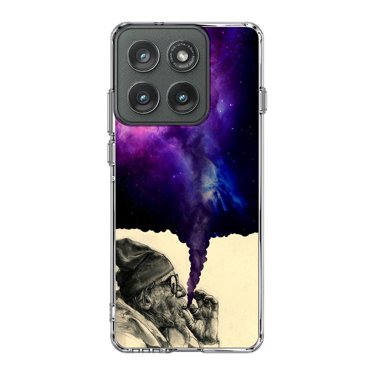 Smoking Galaxy Motorola Edge 2025 Case
