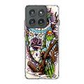 Sugar Skull Owl Tattoo Motorola Edge 2025 Case