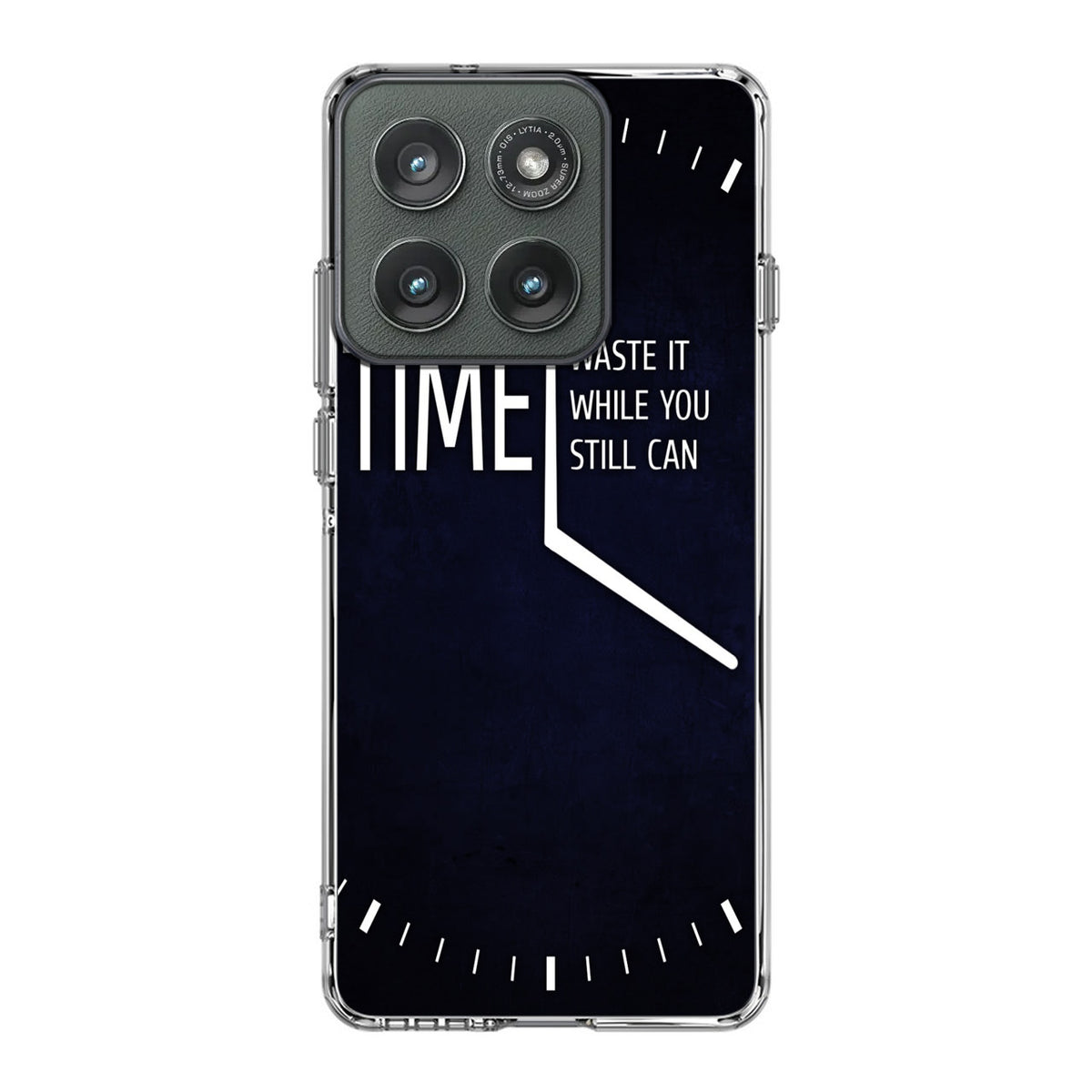 Time Waste It While You Still Can Motorola Edge 2025 Case