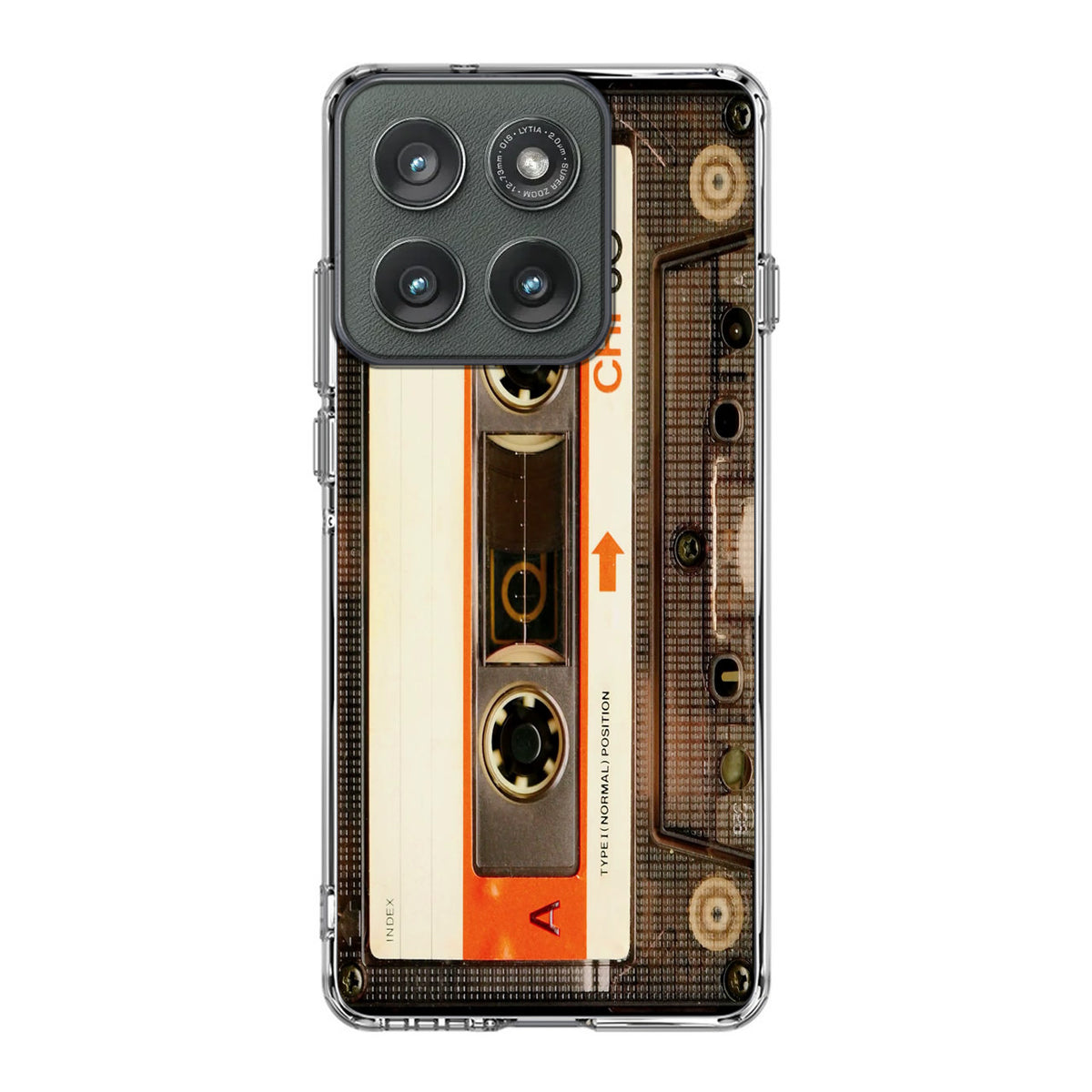 Vintage Audio Cassette Motorola Edge 2025 Case