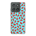 Watermelon Fruit Pattern Blue Motorola Edge 2025 Case