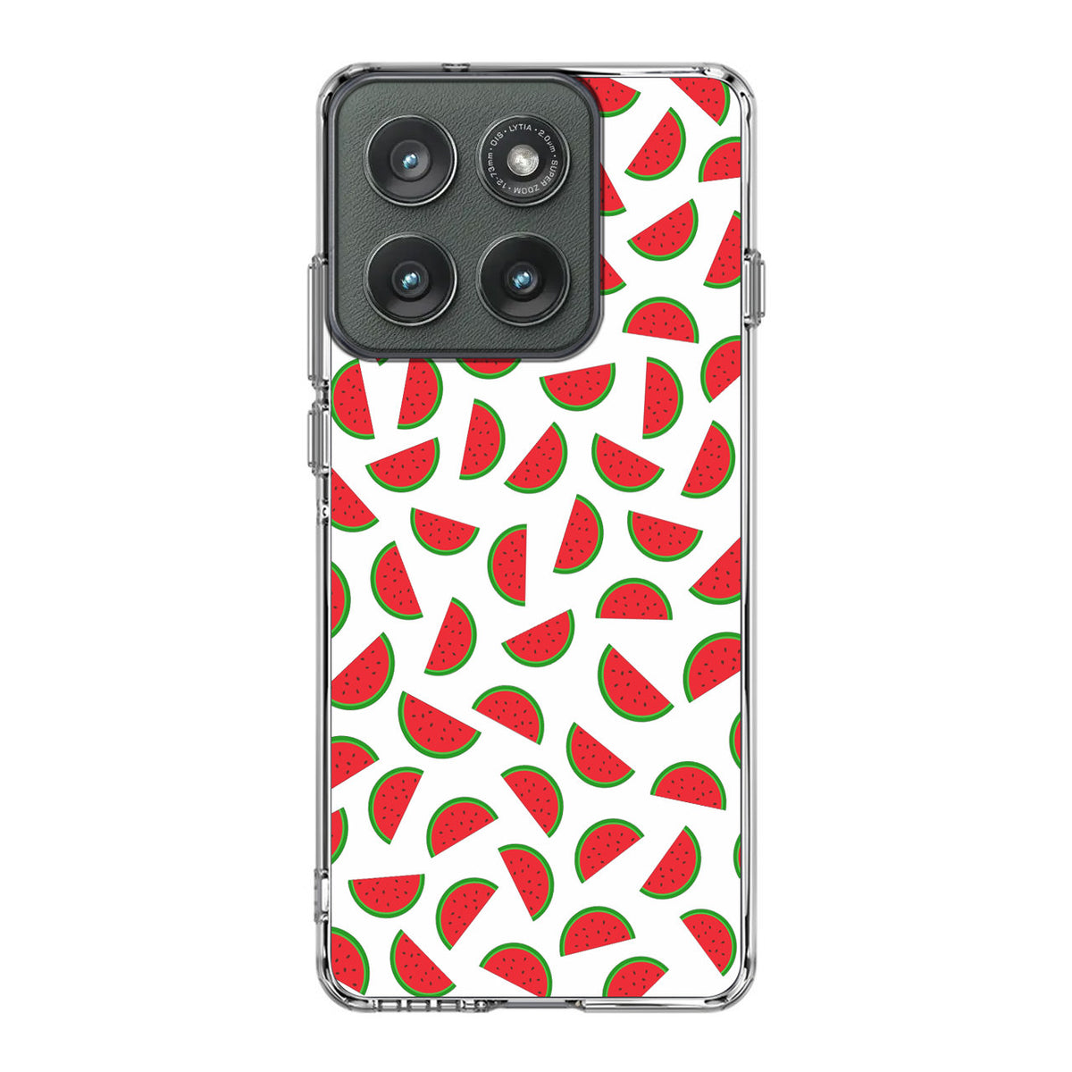 Watermelon Fruit Pattern White Motorola Edge 2025 Case