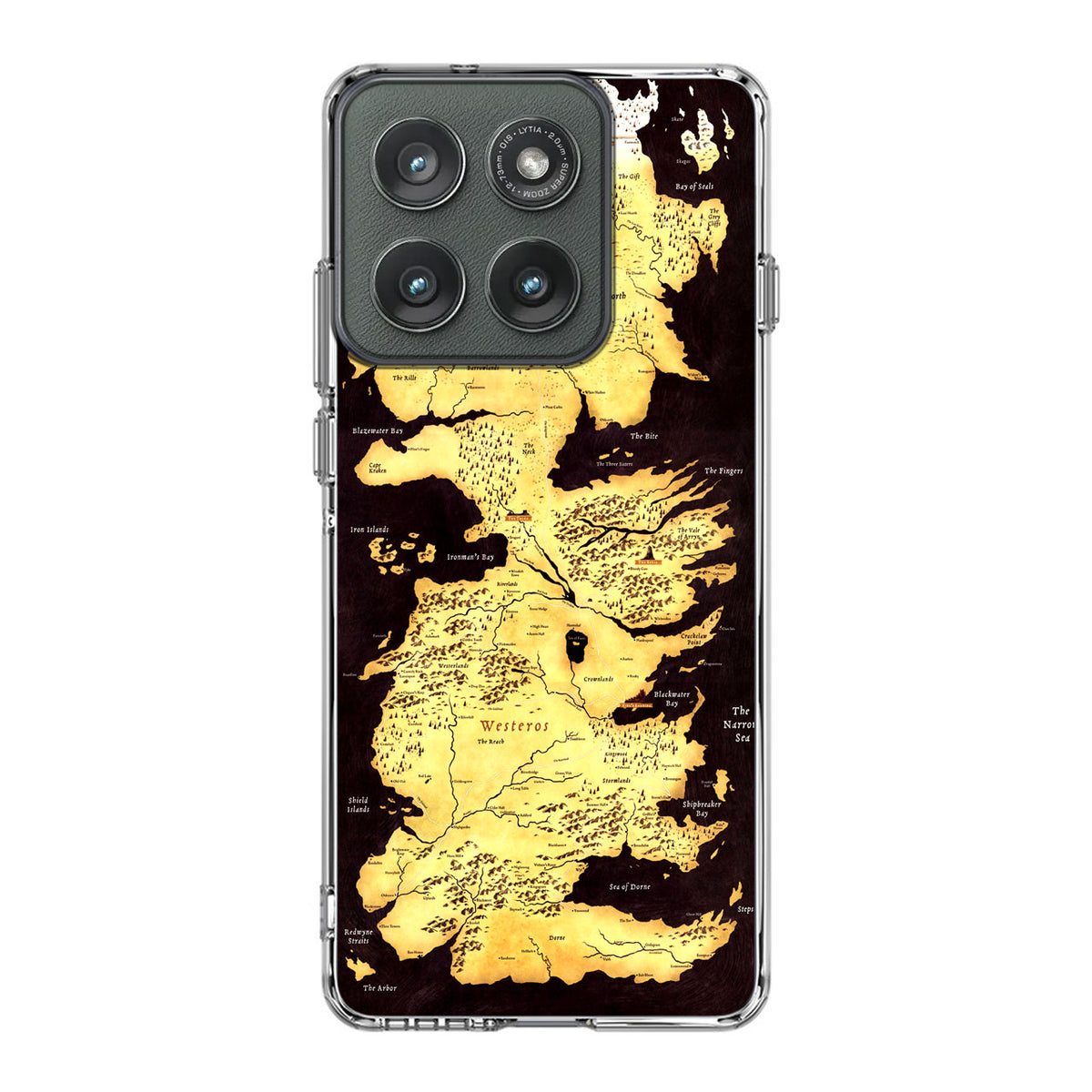 Westeros Map Motorola Edge 2025 Case