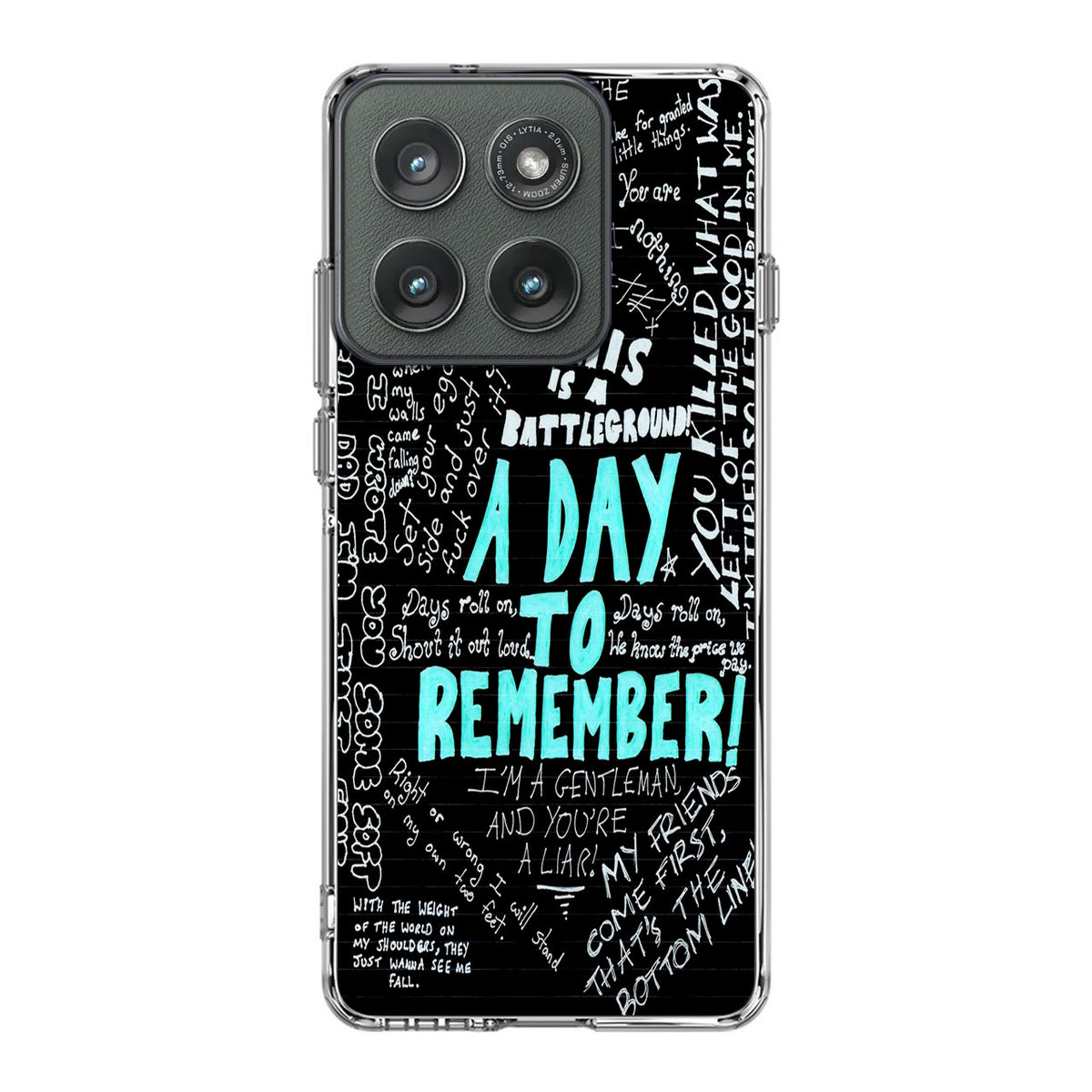 A Day To Remember Quote Motorola Edge 2025 Case