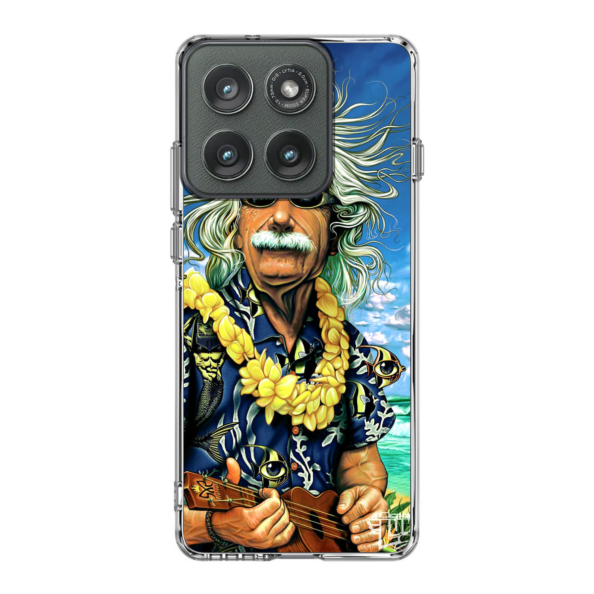 Albert Enstein On Vacation Motorola Edge 2025 Case