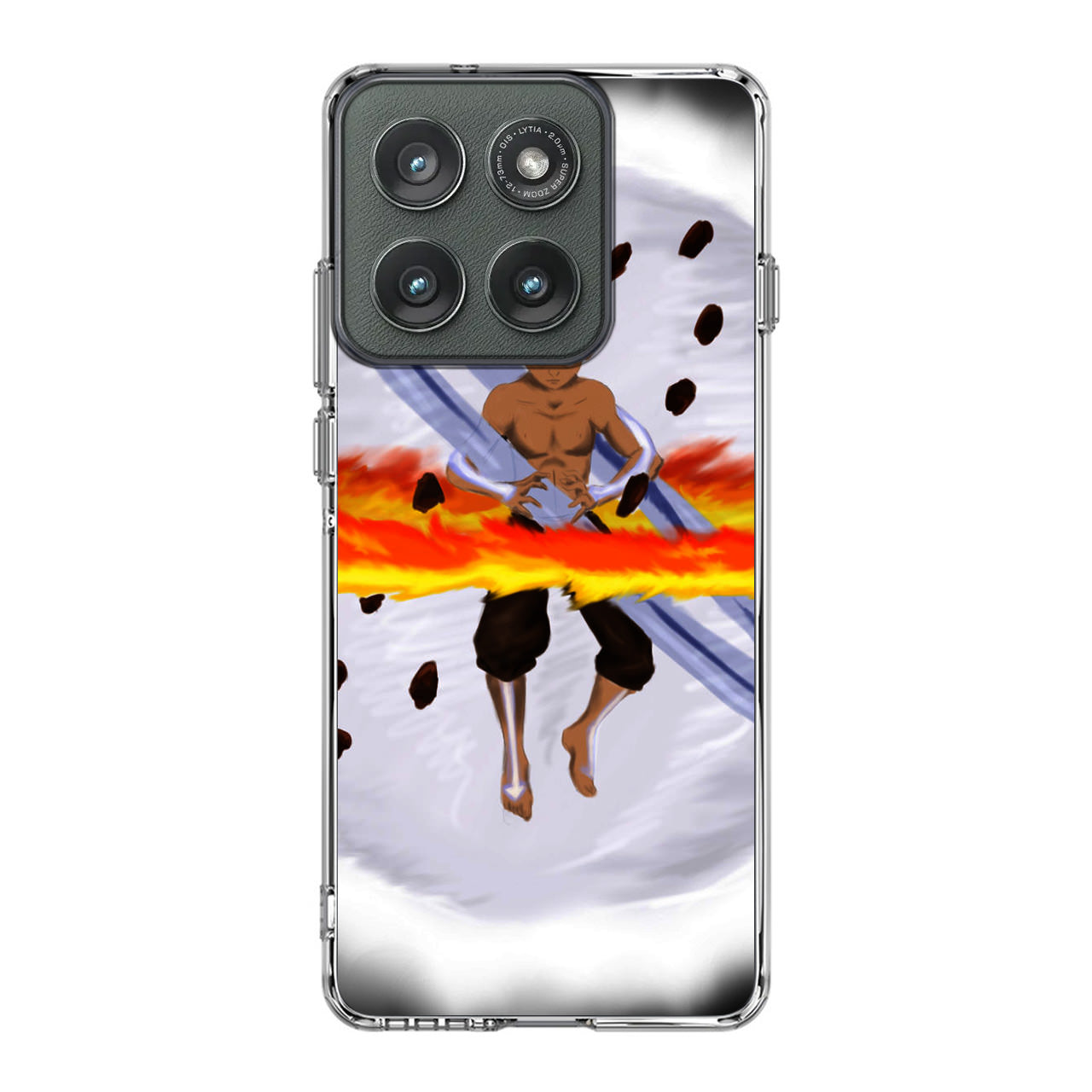 Avatar Aang Controls Four Elements Motorola Edge 2025 Case