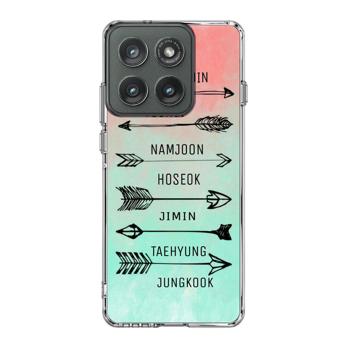 BTS Members Name Motorola Edge 2025 Case