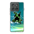 Creeper Glass Broken Green Motorola Edge 2025 Case