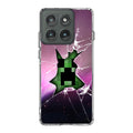 Creeper Glass Broken Violet Motorola Edge 2025 Case
