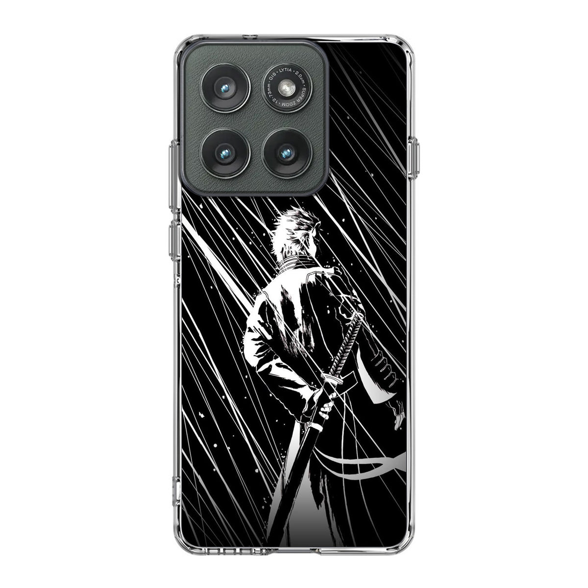 Vergil Black White Motorola Edge 2025 Case