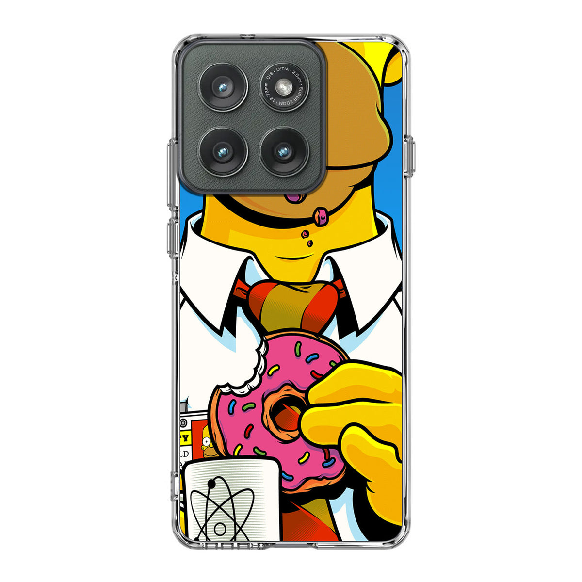 Homer Eats Donut Motorola Edge 2025 Case