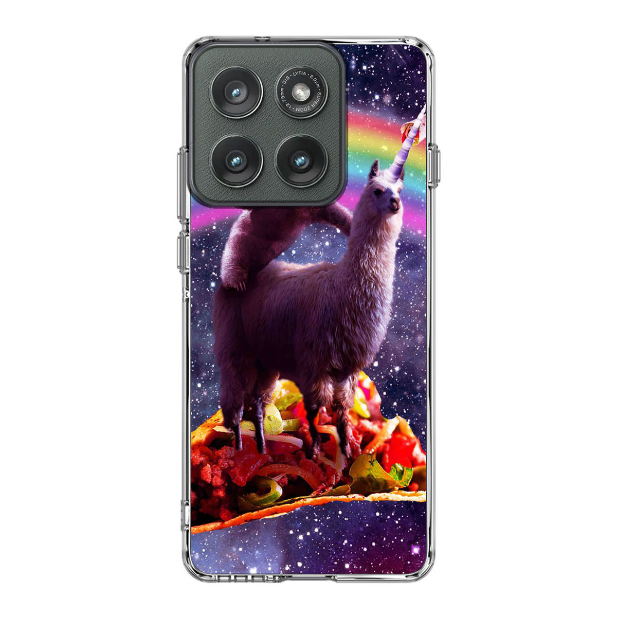 LLama And Sloth On Space Motorola Edge 2025 Case