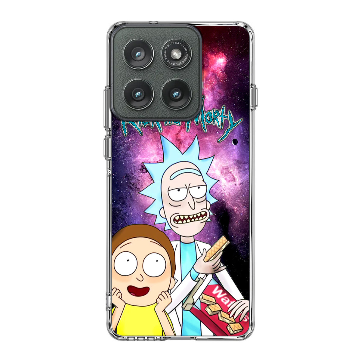 Rick And Morty Nebula Space Motorola Edge 2025 Case