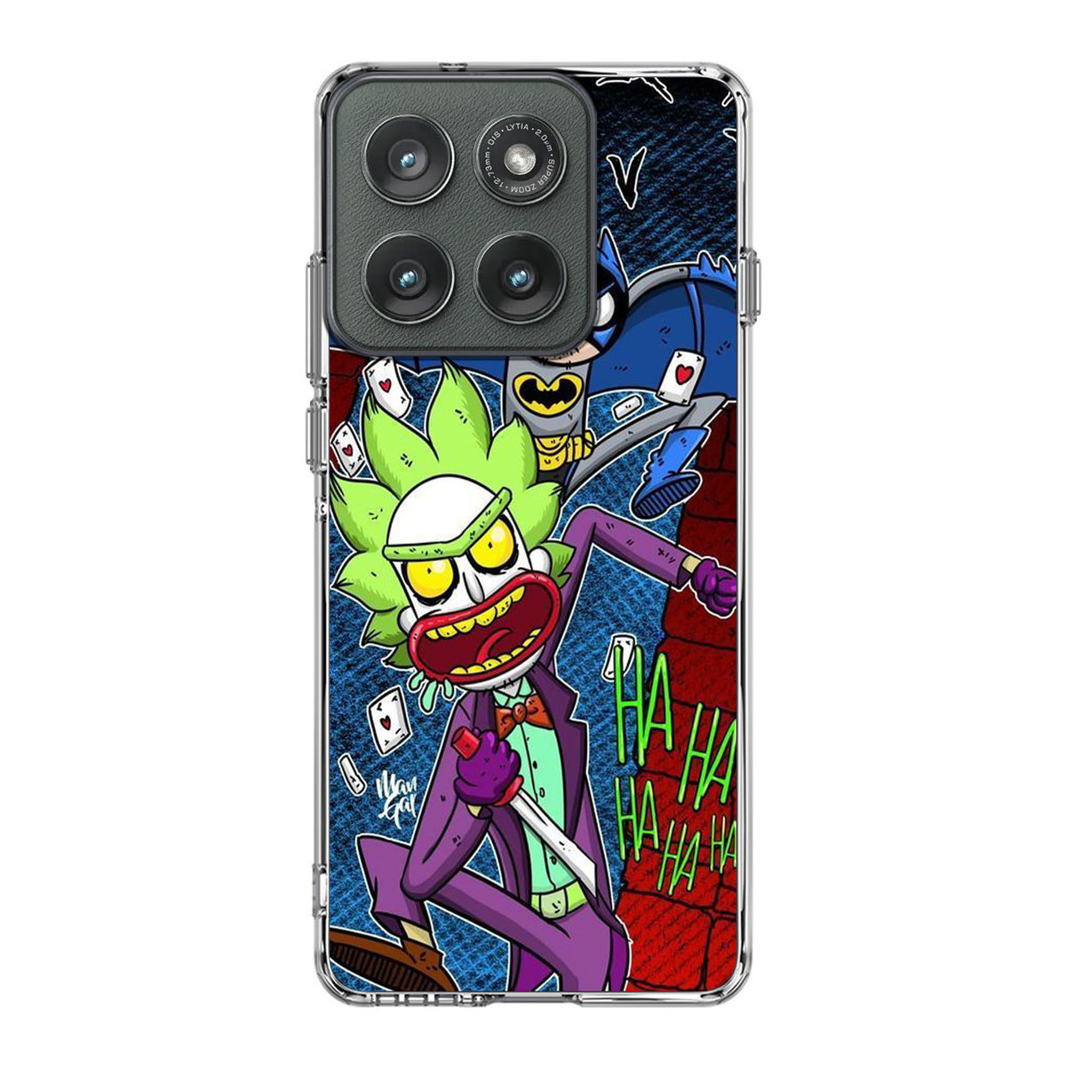 Rick And Morty Bat And Joker Clown Motorola Edge 2025 Case