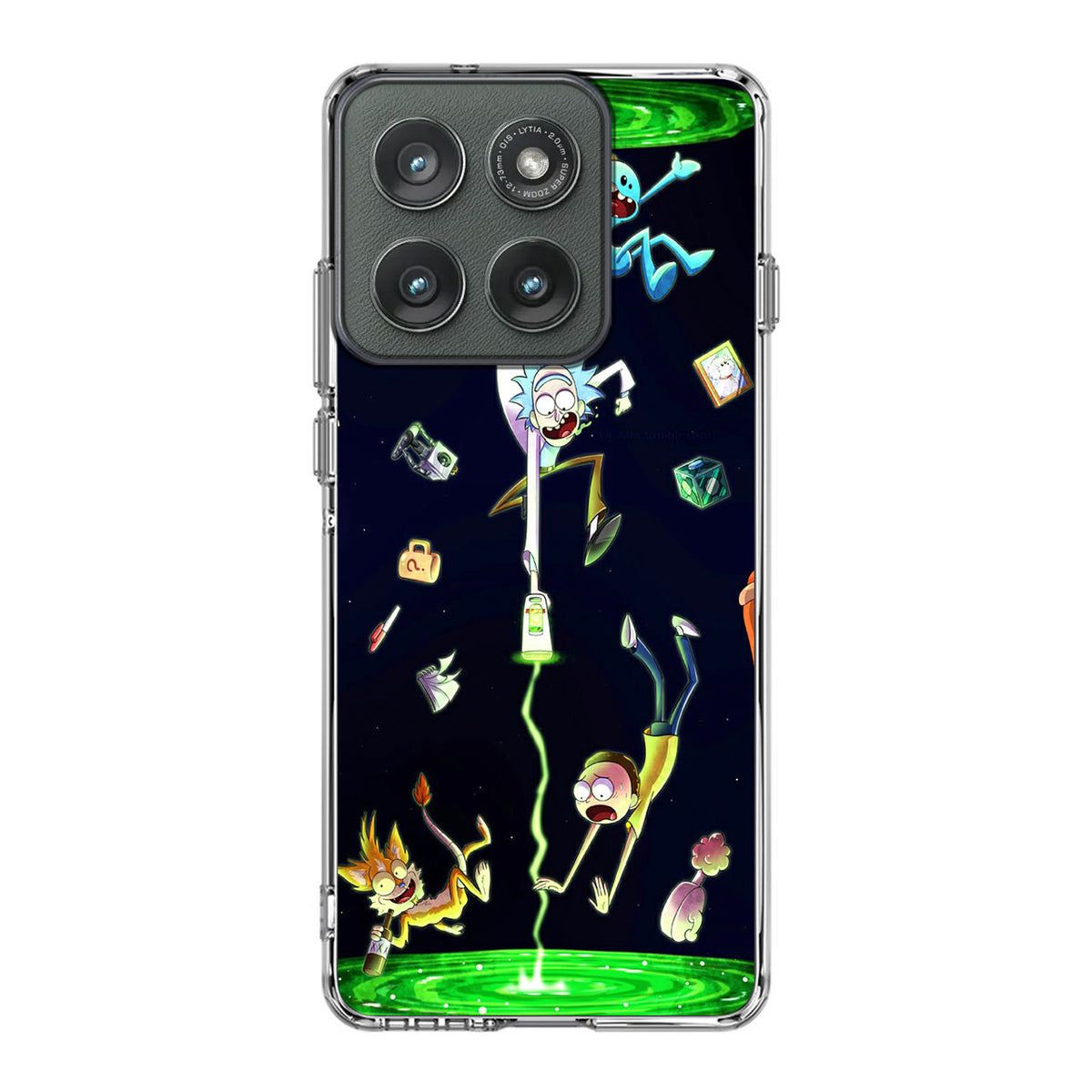 Rick And Morty Portal Fall Motorola Edge 2025 Case