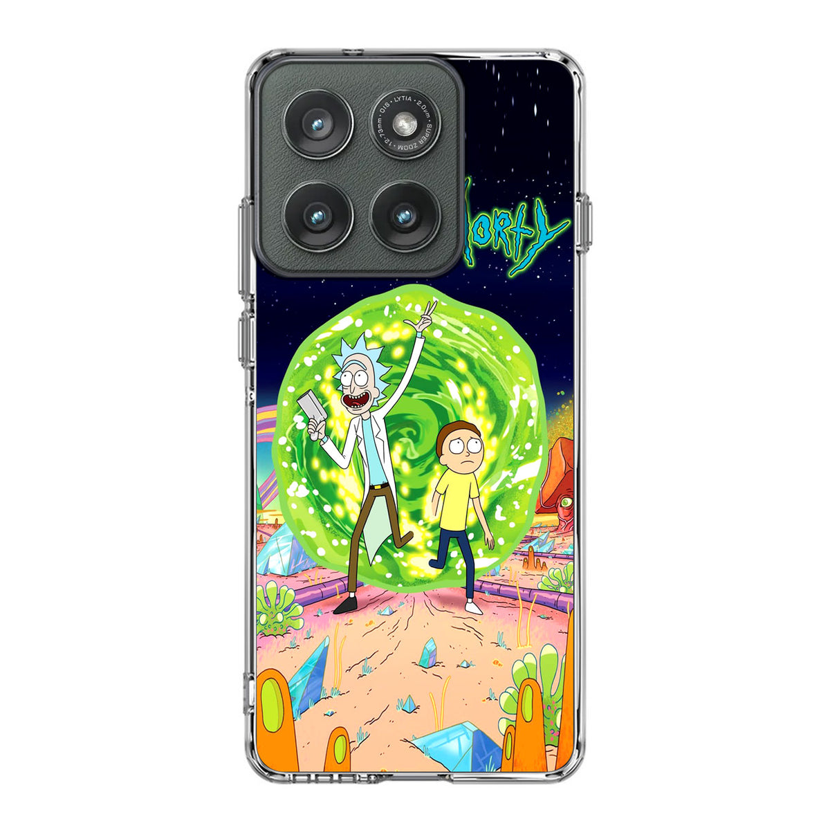 Rick And Morty Portal Gun Motorola Edge 2025 Case
