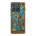 Steampunk Book Cover Motorola Edge 2025 Case