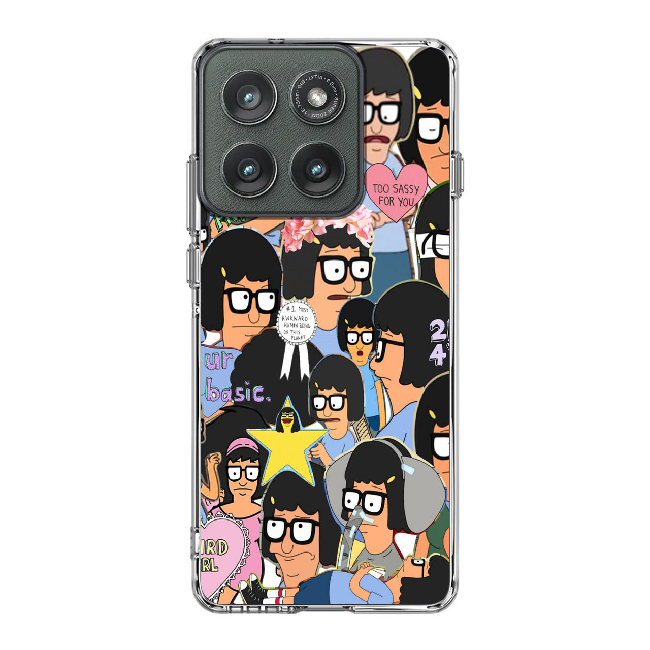 Tina Belcher Collage Motorola Edge 2025 Case