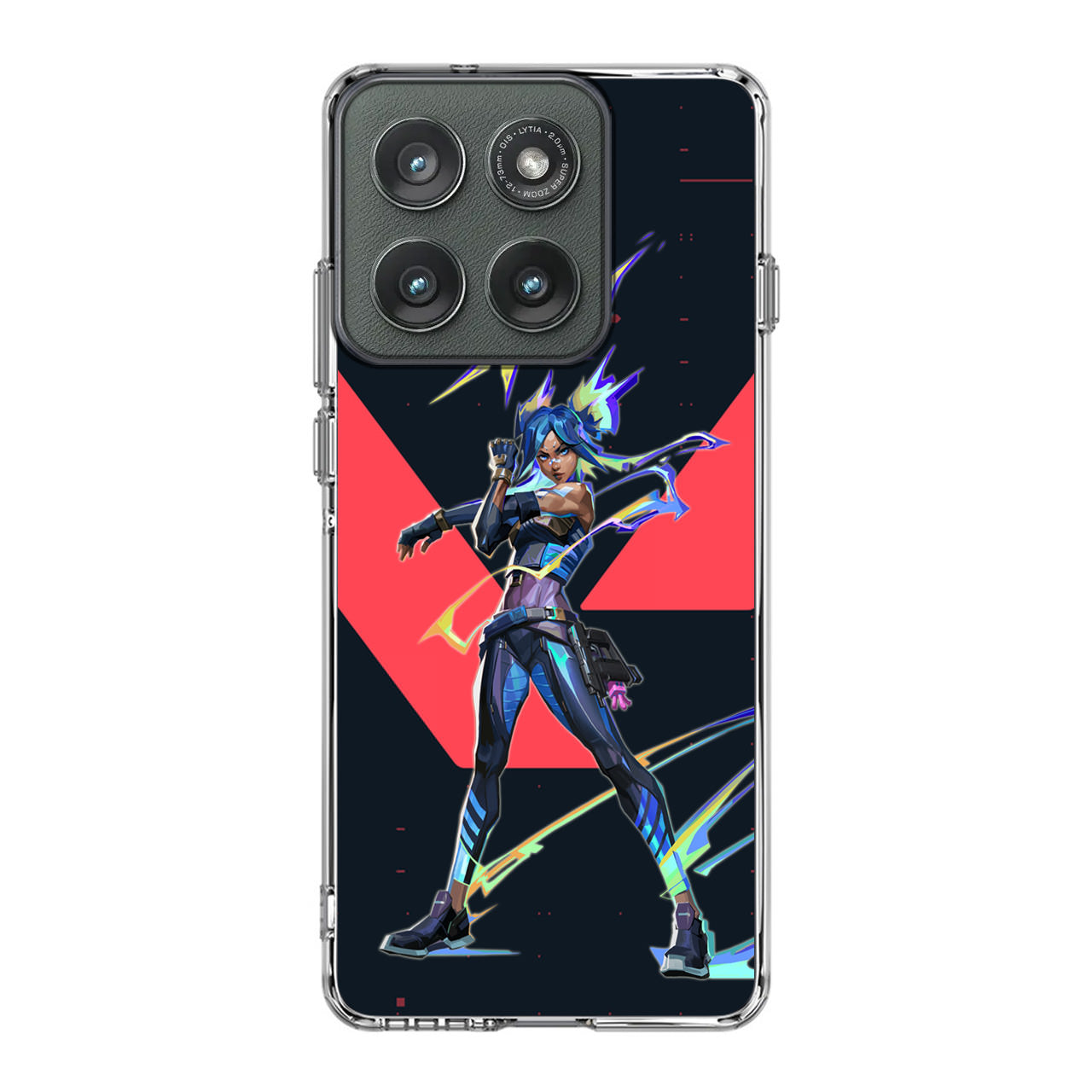 Neon Artwork Motorola Edge 2025 Case