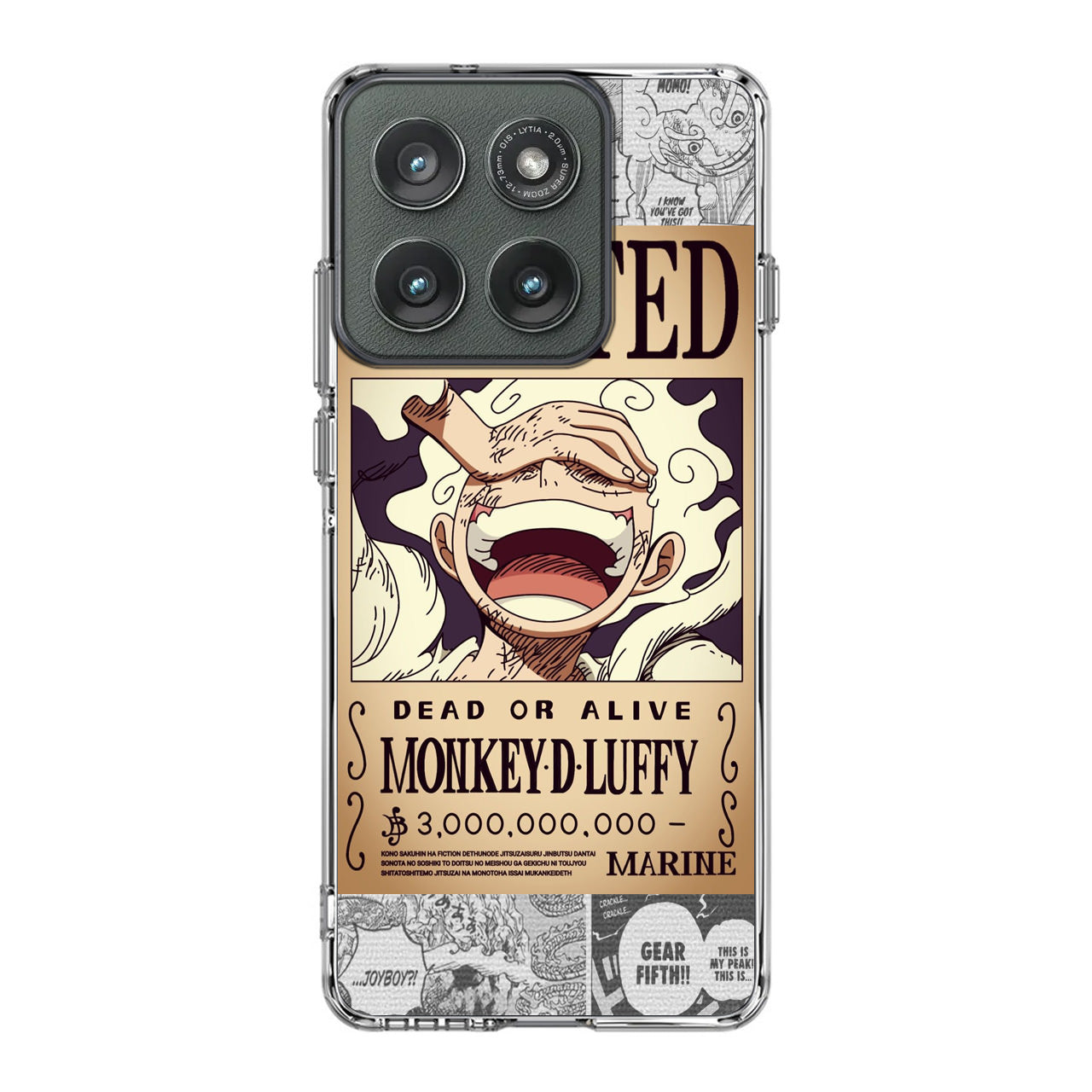 Gear 5 Wanted Poster Motorola Edge 2025 Case