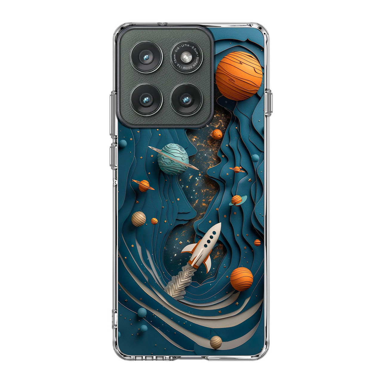 Cardboard Cosmos Motorola Edge 2025 Case