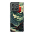 Crimson Moon Over Silent Peaks Motorola Edge 2025 Case