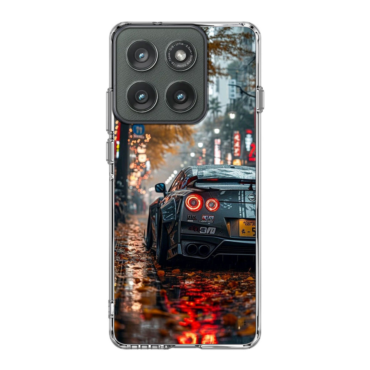 Neon Drift Autumn Streets Motorola Edge 2025 Case