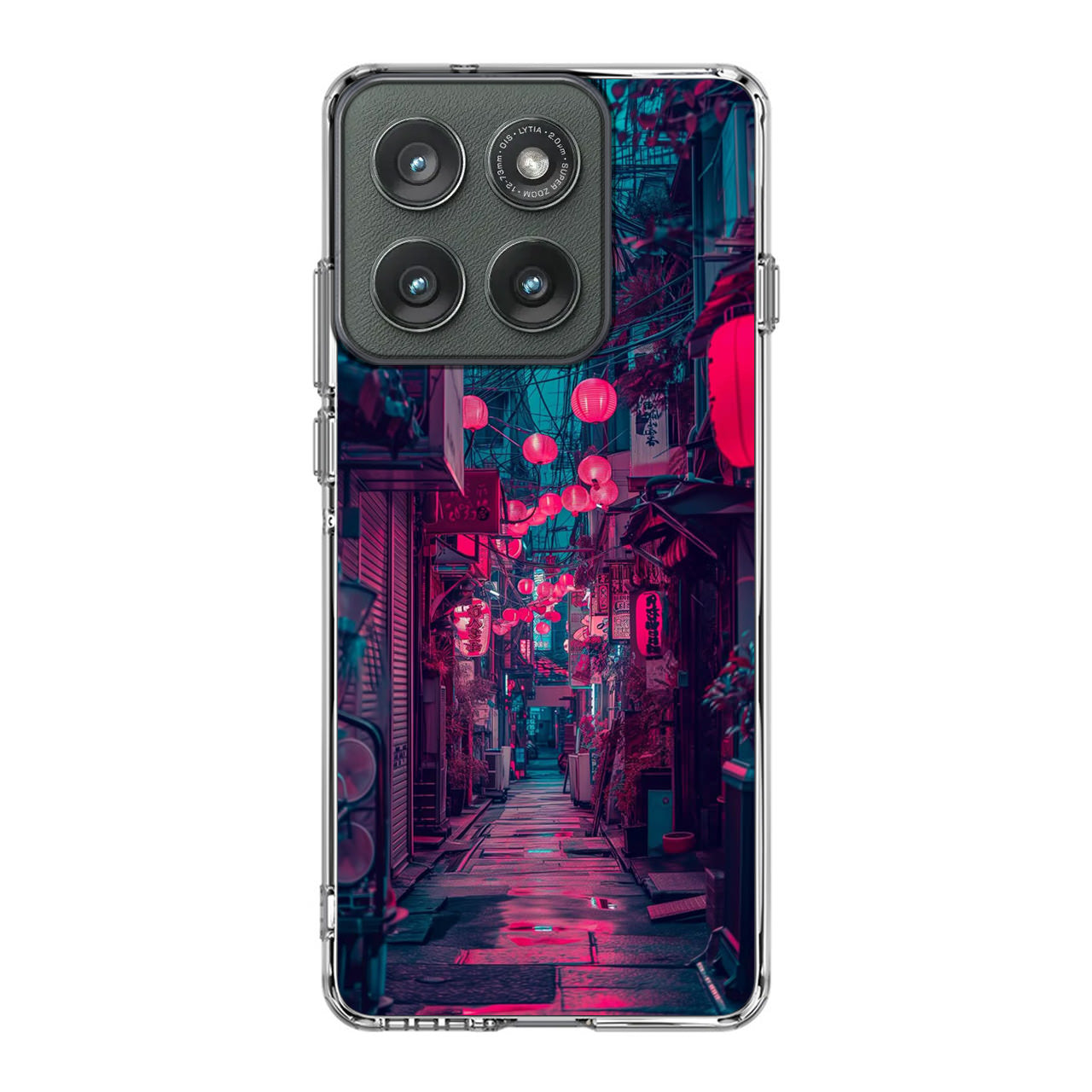 Neon Veins of the Night Market Motorola Edge 2025 Case