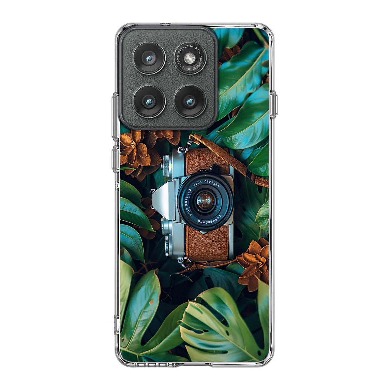 The Lens Between Leaves Motorola Edge 2025 Case