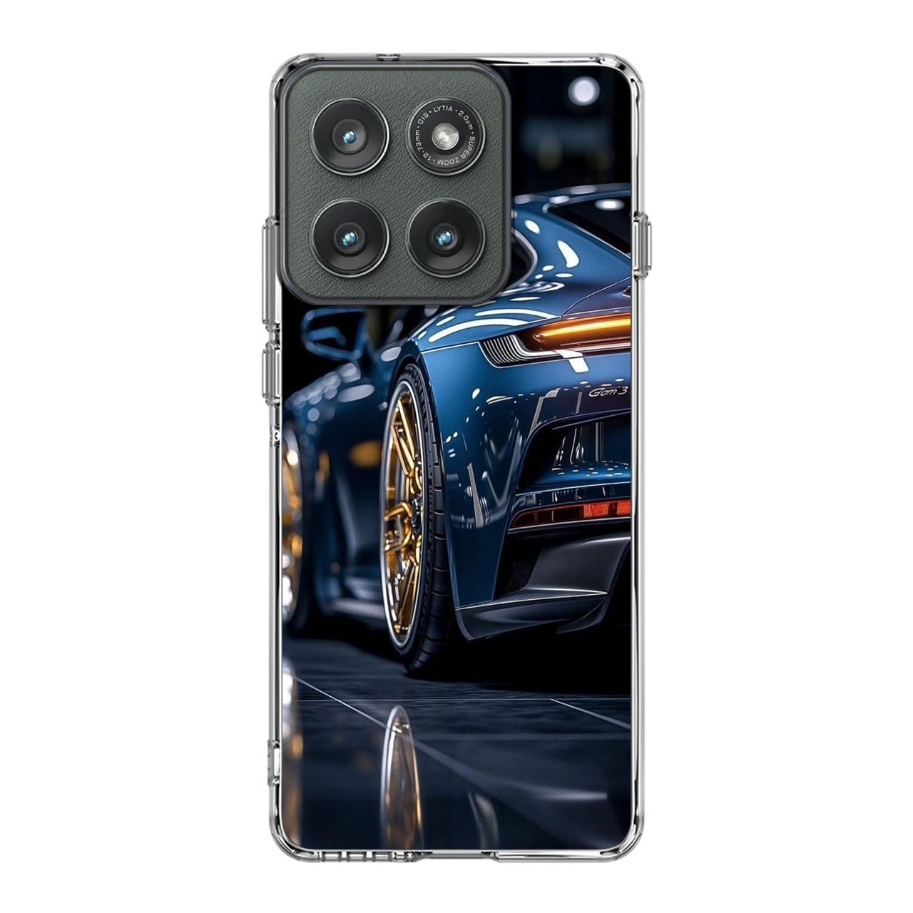 Velvet Thunder Elegance on Wheels Motorola Edge 2025 Case