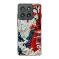 Whispers of the Crimson Zen Motorola Edge 2025 Case