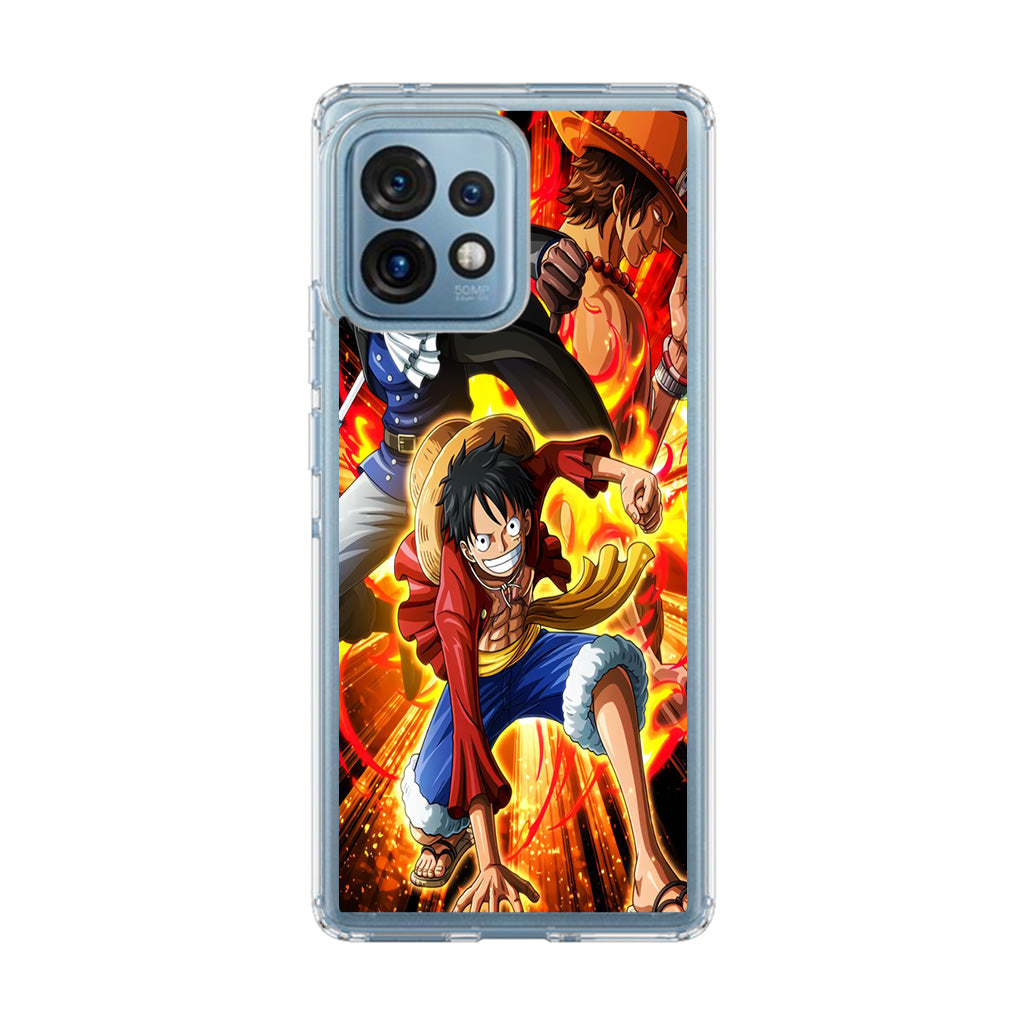 Ace Sabo Luffy Brotherhood Motorola Edge Plus 2023 Case