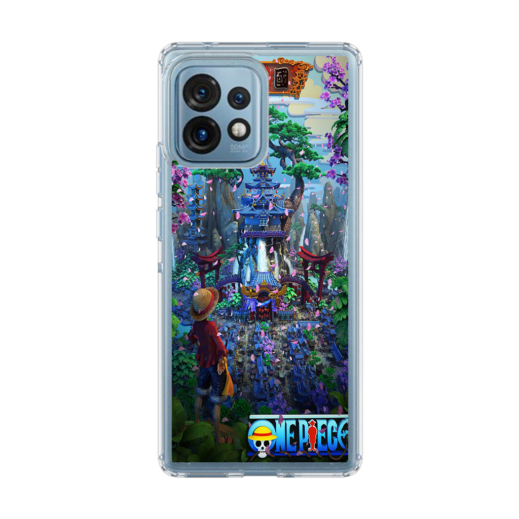 Flower Capital of Wano One Piece Motorola Edge Plus 2023 Case