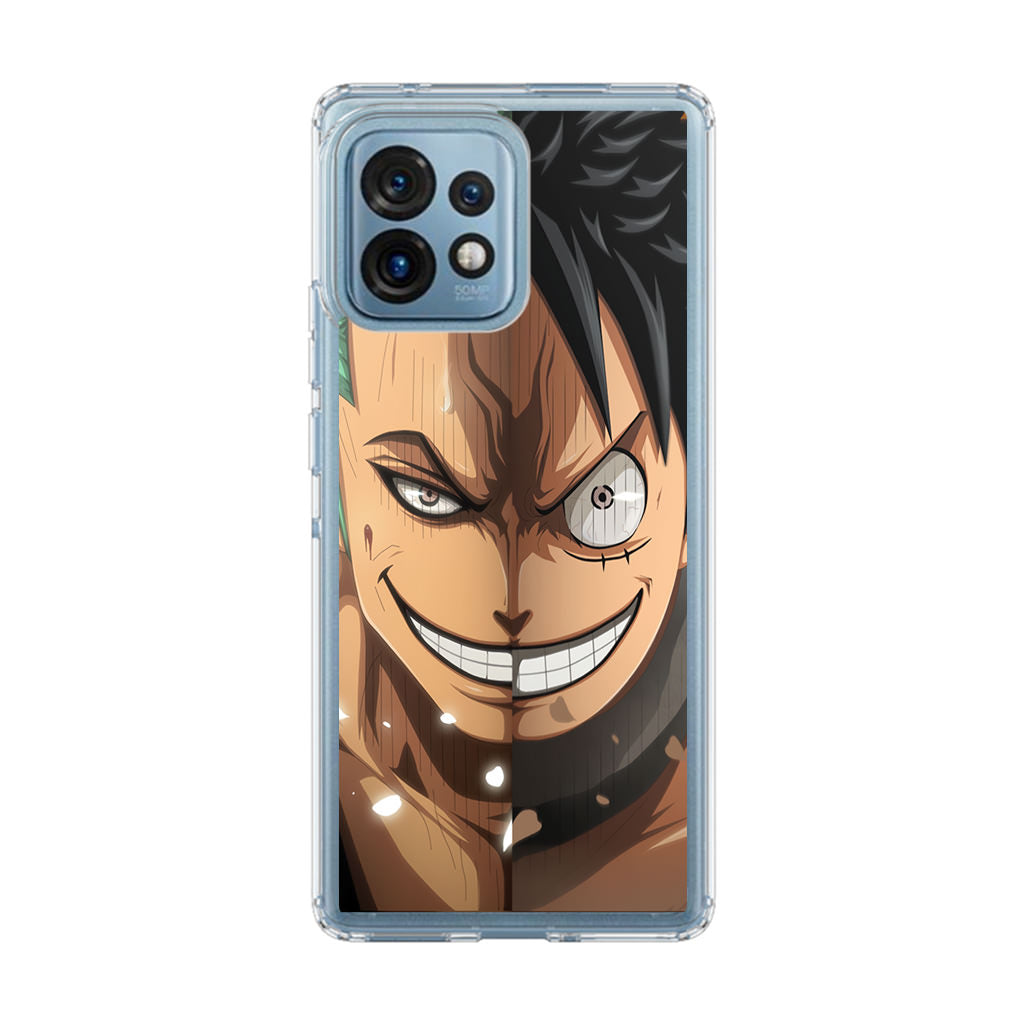 Luffy And Zoro Half Smile Motorola Edge Plus 2023 Case