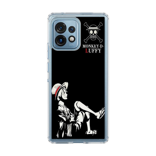 Monkey D Luffy Black And White Motorola Edge Plus 2023 Case