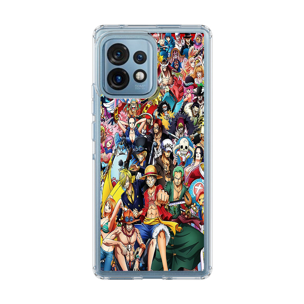 One Piece Characters In New World Motorola Edge Plus 2023 Case