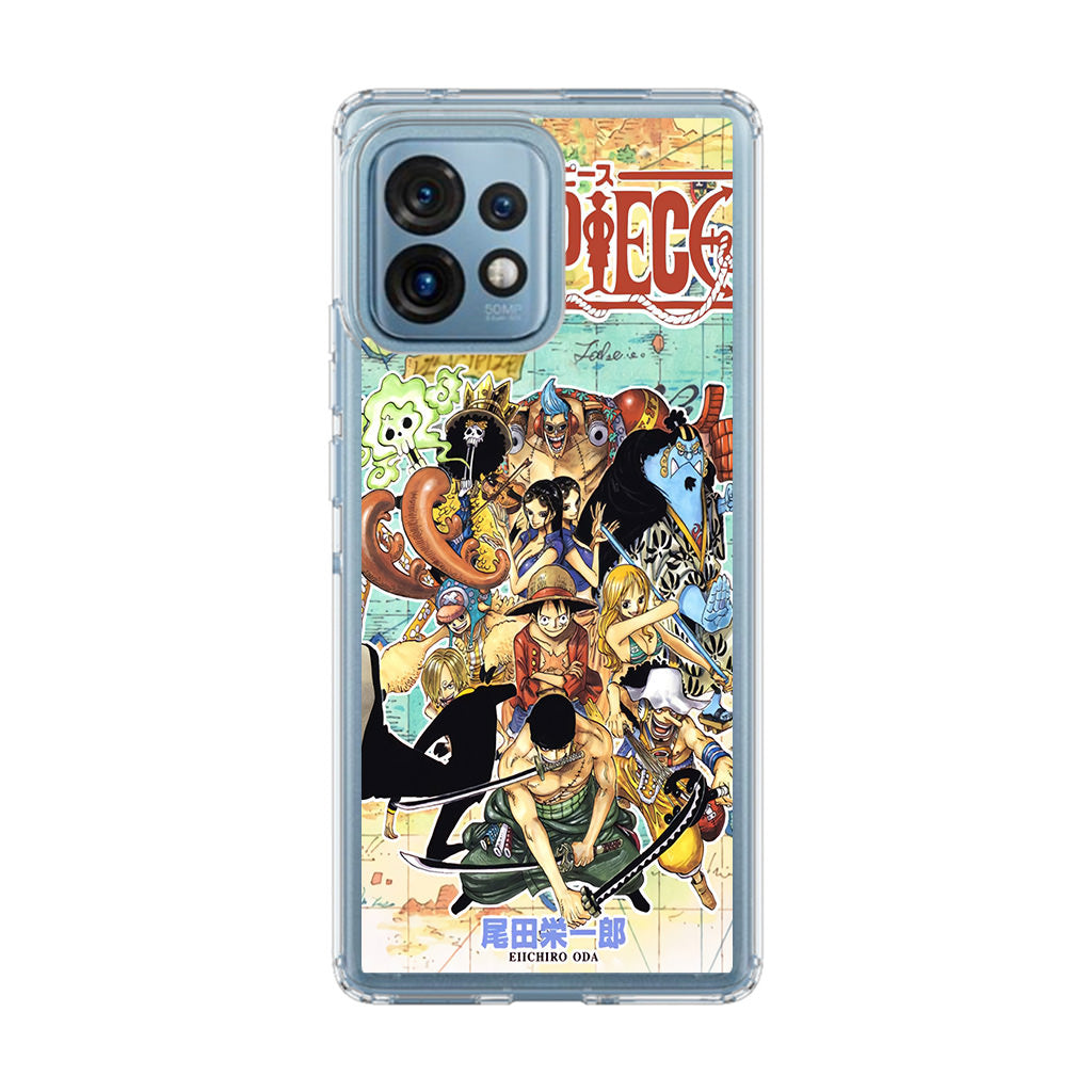 One Piece Comic Straw Hat Pirate Motorola Edge Plus 2023 Case