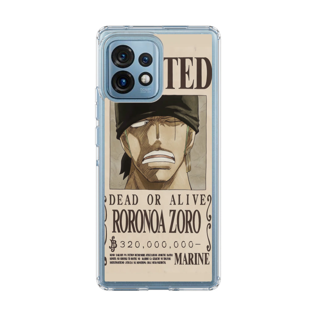 Roronoa Zoro Bounty Motorola Edge Plus 2023 Case