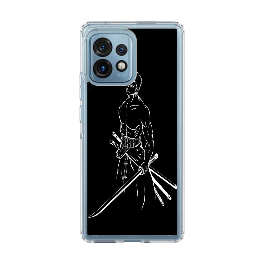 Roronoa Zoro Outlines Motorola Edge Plus 2023 Case