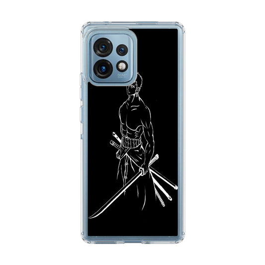 Roronoa Zoro Outlines Motorola Edge Plus 2023 Case