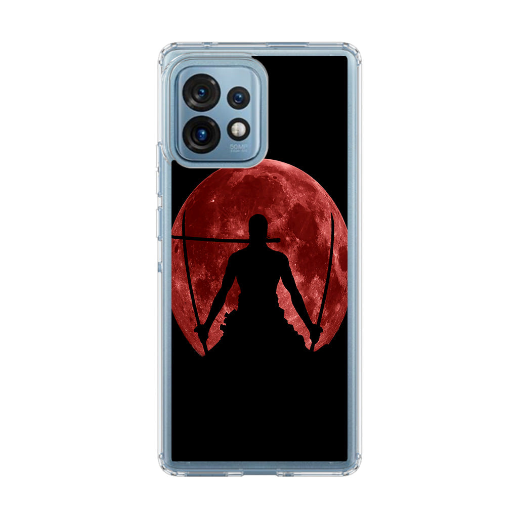 Silhouette Of Zoro In Santoryu Mode Motorola Edge Plus 2023 Case