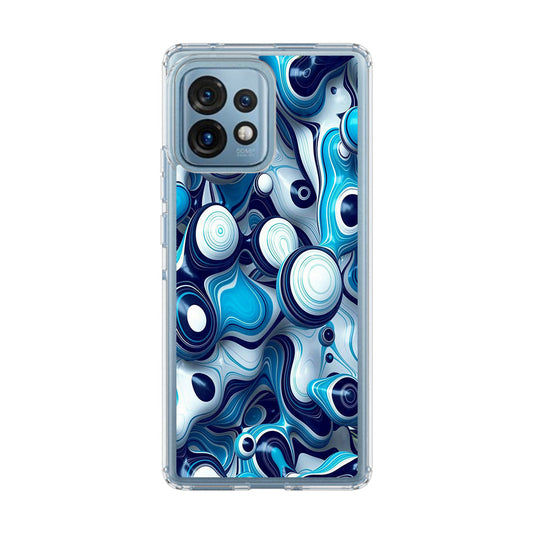 Abstract Art All Blue Motorola Edge Plus 2023 Case