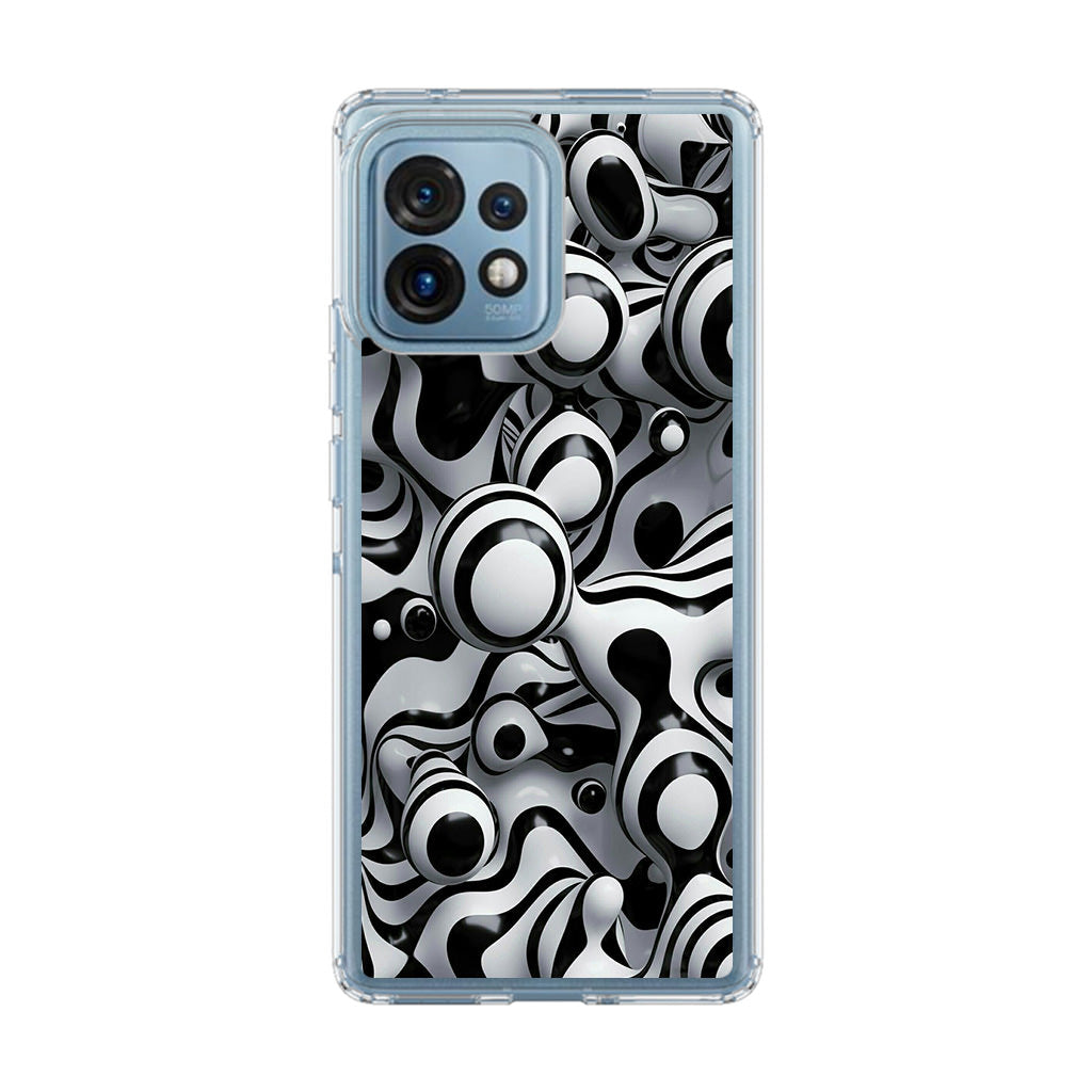 Abstract Art Black White Motorola Edge Plus 2023 Case