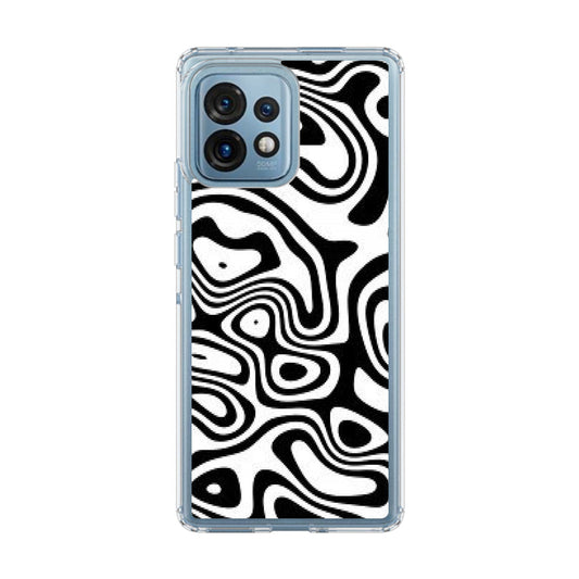 Abstract Black and White Background Motorola Edge Plus 2023 Case