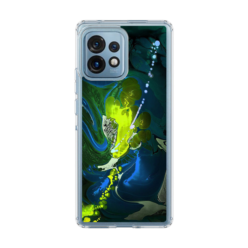 Abstract Green Blue Art Motorola Edge Plus 2023 Case